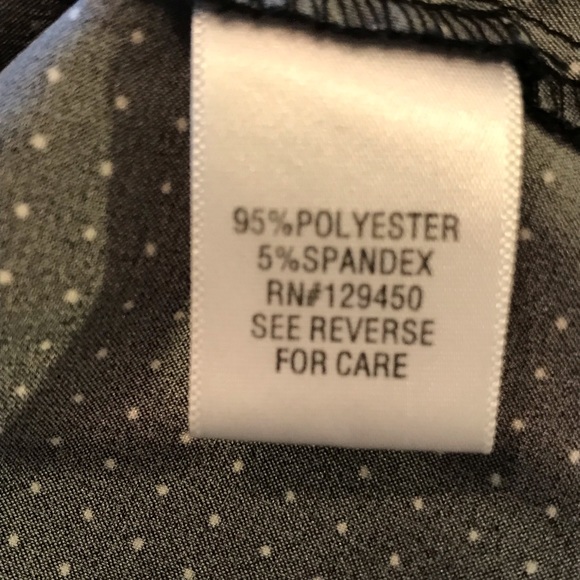 Apt. 9 short sleeve silky blouse - Picture 6 of 6